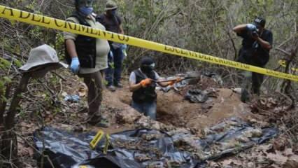 Meksika'da 50'den fazla cesedin bulunduğu toplu mezar bulundu 