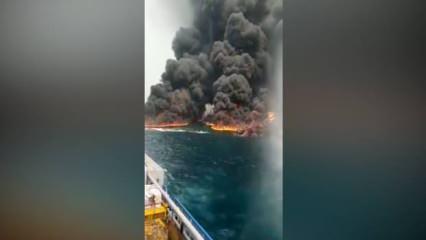 Nijerya'da petrol tankeri havaya uçtu: Alevler denizi sardı