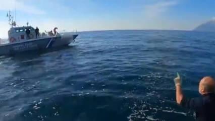 Türk balıkçı Yunan sahil güvenlik görevlisini azarladı