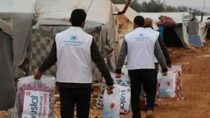 Vuslat Derneği Suriye'deki aileler için yardım seferberliği başlattı