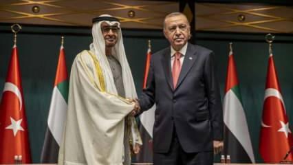 Abu Dabi Veliaht Prensi, Cumhurbaşkanı Erdoğan'a geçmiş olsun dileklerini iletti