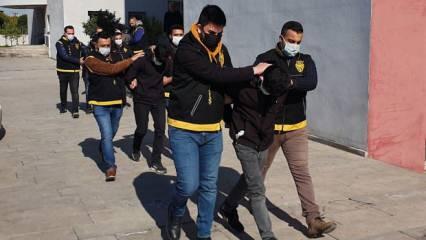 Adana'da cipten 30 bin lira çaldıkları öne sürülen 4 zanlı tutuklandı