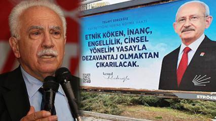 Doğu Perinçek'ten Kılıçdaroğlu'na afiş tepkisi