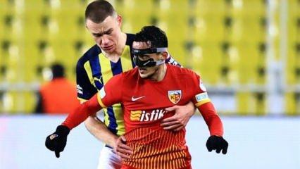 10 kişilik Kayserispor, Fenerbahçe'yi eledi!