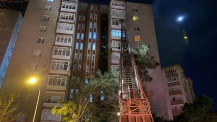 Kartal’da 11 katlı apartmanda yangın paniği