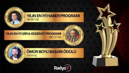13 Şubat Dünya Radyo Günü’nde Radyo7 programcılarına ödül yağdı  