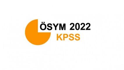 2022 KPSS (ortaöğretim, ön lisans , lisans) sınav ve başvuru tarihleri açıklandı!