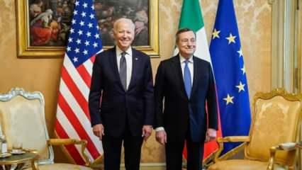 Biden ve İtalya Başbakanı Draghi Ukrayna krizini konuştu