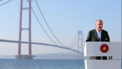 Cumhurbaşkanı Erdoğan açıkladı: 1915 Çanakkale Köprüsü'nün açılışı 18 Mart'ta yapılacak