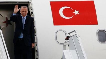 Cumhurbaşkanı Erdoğan, Birleşik Arap Emirlikleri'nden ayrıldı