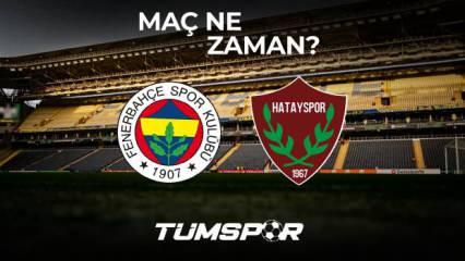 Fenerbahçe Hatayspor maçı ne zaman, saat kaçta ve hangi kanalda? FB Hatay Süper Lig yayın bilgileri…
