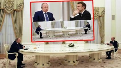 İkinci Macron vakası! Putin'den Almanya Başbakanı Scholz'a da aynı masa tarifesi