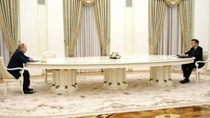 İtalyan ve İspanyol marangozlar Putin’in '6 metrelik' masasını paylaşamadı