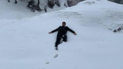 Karabük’te yüksek kesimlerde kar etkili oluyor