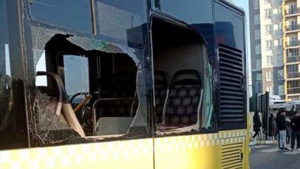 Kaza yapan İETT otobüsünden fırlayan yolcu ağır yaralandı!