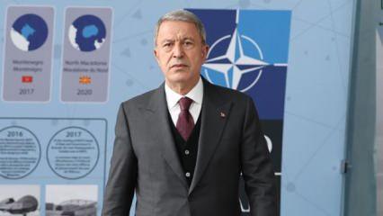 Millî Savunma Bakanı Akar, NATO Savunma Bakanları Toplantısı'nda