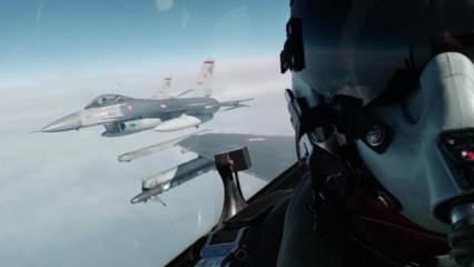Türk F-16’larından Karadeniz'de önleme eğitimi: Nefes kesen görüntüler!