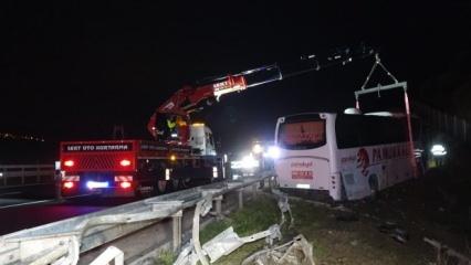 Bursa'da dehşete düşüren kaza: 36 yolcu ölümden döndü