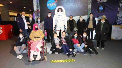 Engelli bireyler uzay deneyimi yaşadı
