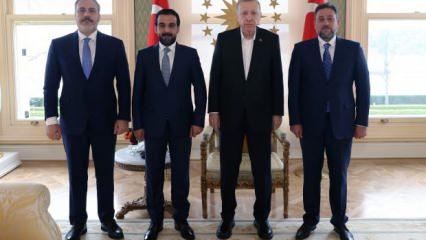 Erdoğan, Irak Temsilciler Meclisi Başkanını kabul etti