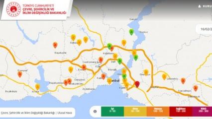 İstanbul için kritik harita: Hava kirliliği tehlikeli boyutlara ulaştı