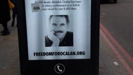 Londra sokaklarında Öcalan propagandası! 
