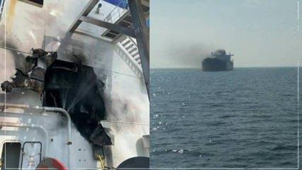 Reuters duyurdu: Karadeniz'de Moldova bandıralı gemi vuruldu