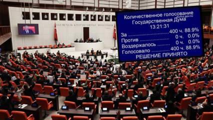 Rus Parlamentosu'nda tek "hayır" oyu bile çıkmadı, akıllara tezkere görüşmeleri geldi