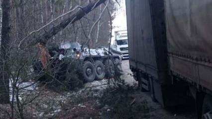 Rus zırhlısı Ukrayna'daki Türk vatandaşının tırına çarptı: Şoför korku dolu anları anlattı