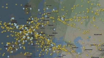Rusya’nın Ukrayna’ya askeri müdahalesi: Uluslararası uçuş trafiği durdu
