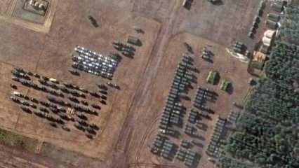 Uydu görüntüleri yayınlandı: Ukrayna sınırına yığınak arttı