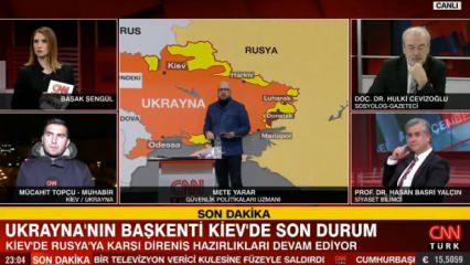 CNNTürk'te canlı yayını siren sesleri böldü 