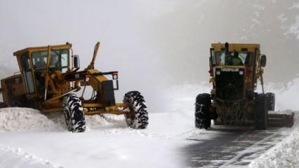 Muş’ta ulaşıma kar engeli, 53 köy yolu kapandı