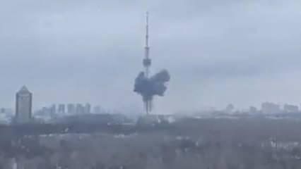 Kiev’de TV verici kulesi bombalandı