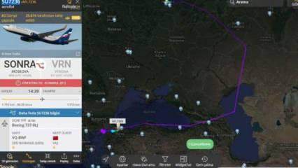 Yunan hava sahasına giremeyen Rus yolcu uçağı İstanbul'a indi!