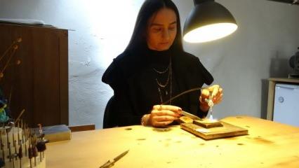 43 yaşındaki kadın Sinop’a dair hayallerini sanata dönüştürdü
