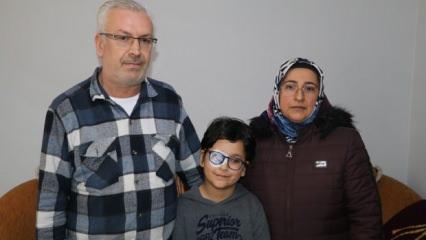 8 yaşındaki Batuhan 9'uncu kez gözünden ameliyat olacak
