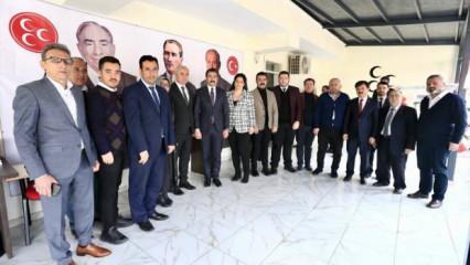 AK Parti Grup Başkanvekili Özkan, MHP Denizli teşkilatını ziyaret etti