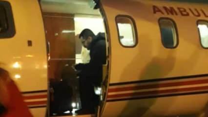 Ambulans uçak hasta bebek için havalandı