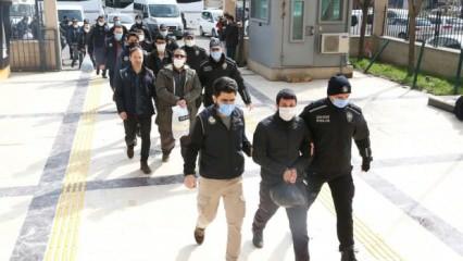 DEAŞ operasyonunda gözaltına alınan 29 şüpheli adliyeye sevk edildi