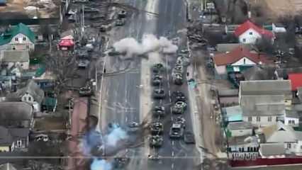 Rus tankları Kiev'de imha edildi