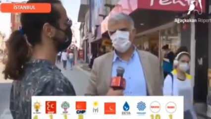 Sokak röportajında erken seçim isteyen kişi CHP Kadıköy İlçe Başkanı çıktı
