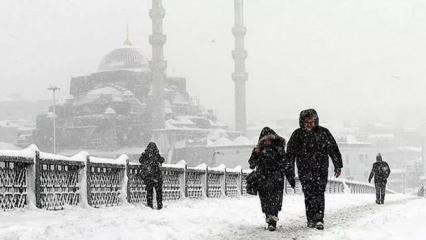 İstanbul dahil birçok şehir yeniden kara gömülecek! Aybar kar fırtınası geliyor