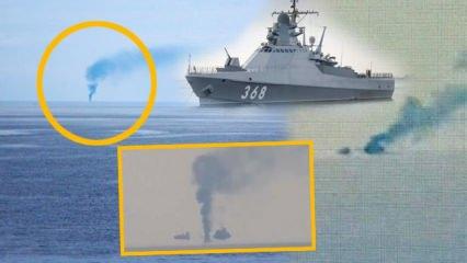 'Ukrayna roketatarlarla Rus savaş gemisini batırdı' iddiası