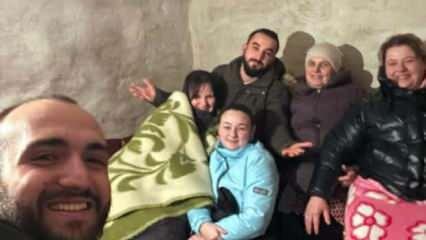Ukraynalı Velantina, Türk öğrencileri 5 gün sığınağında ağırladı