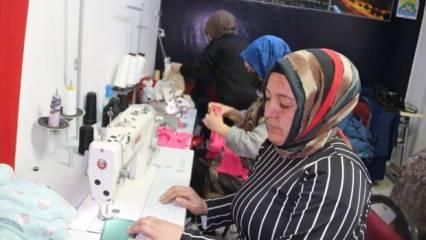 Bitlis’te kadınlar kendi kıyafetlerini tasarlayarak ev ekonomisine katkı sağlıyor
