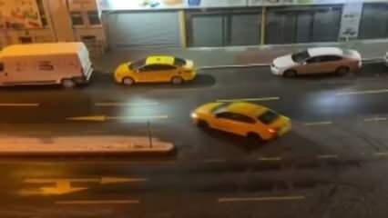 İstanbul'da yollar buz pistine döndü, kazalar beraberinde geldi