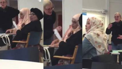 İsveç'te göçmen öğrencilere sert çıkan öğretmene tepki 