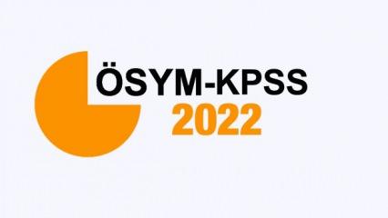 KPSS ortaöğretim, ön lisans ve lisans sınav ve başvuru tarihleri! 2022 ÖSYM sınav takvimi!