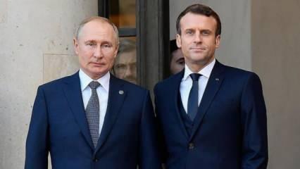 Putin ve Macron, Ukrayna'daki durumu görüştü